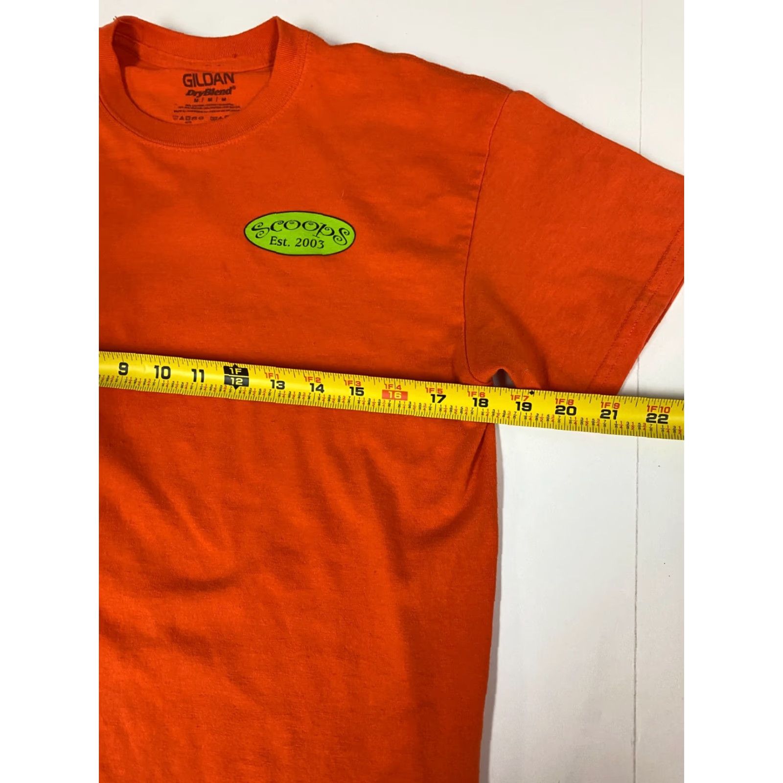 Gildan Gildan Ice Cream Mens Shirt M Orange Short Sleeve Cotton Polyester Logo T-Shirt Vintage? No (adjusted) Size US M / EU 48-50 / 2 - 5 Thumbnail