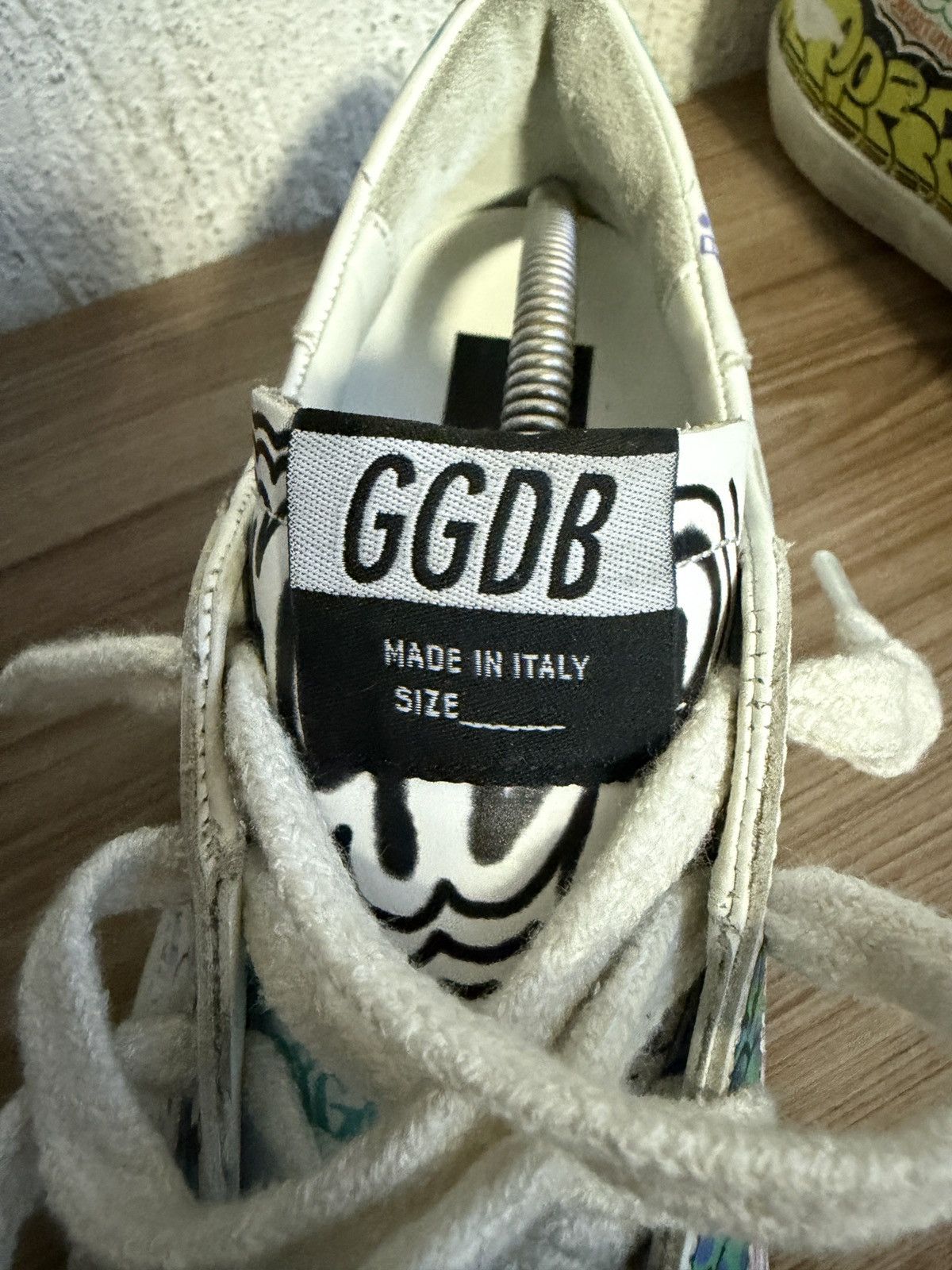 Golden Goose graffiti superstar Gats trainer Size US 8 / IT 38 - 5 Thumbnail