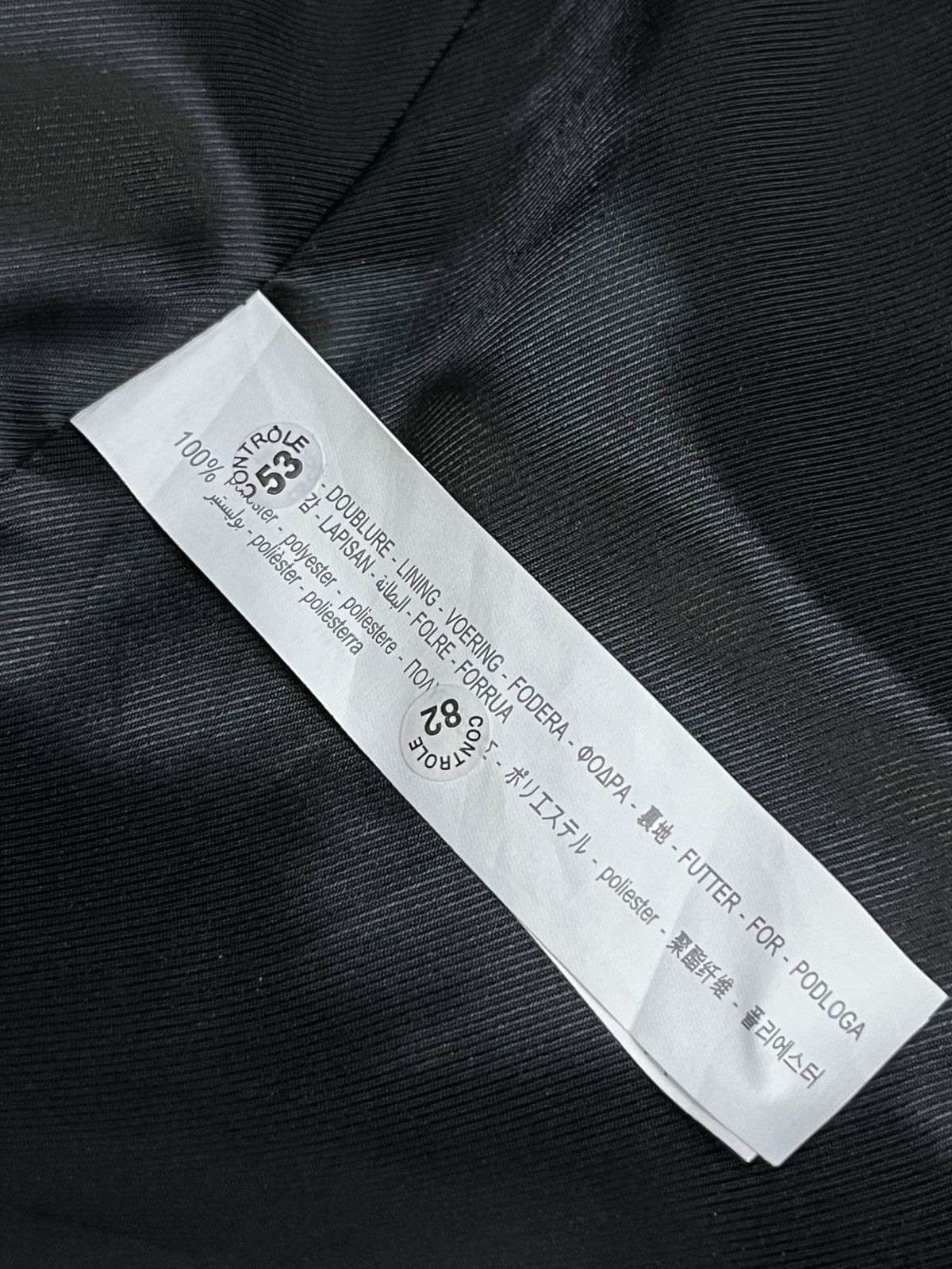 Zara ZARA Avant Pinstripe Stripe Panel Blazer Tailored Edge Size 44S - 7 Thumbnail