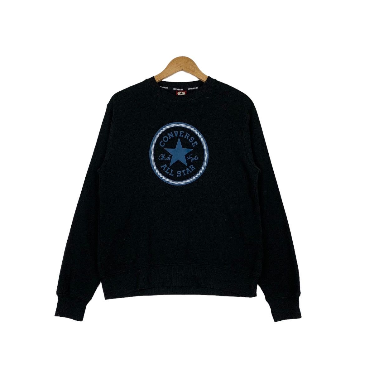 Converse CONVERSE All Star Circle Big Logo Sweatshirt #1164-C53 Size US M / EU 48-50 / 2 - 1 Thumbnail