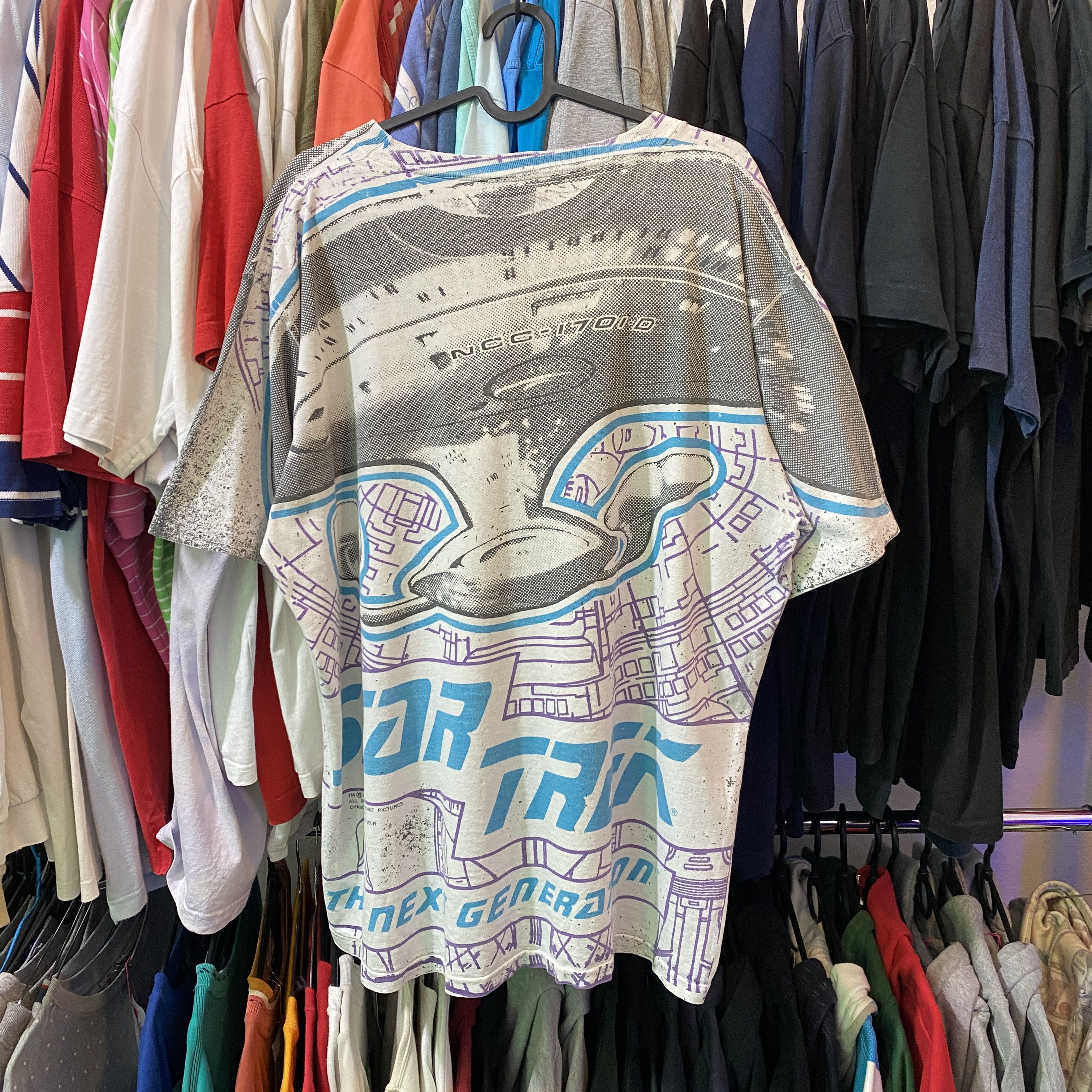 Universal Studios × Vintage Star Trek 90s vintage full print t-shirt - XL Size US XL / EU 56 / 4 - 4 Thumbnail