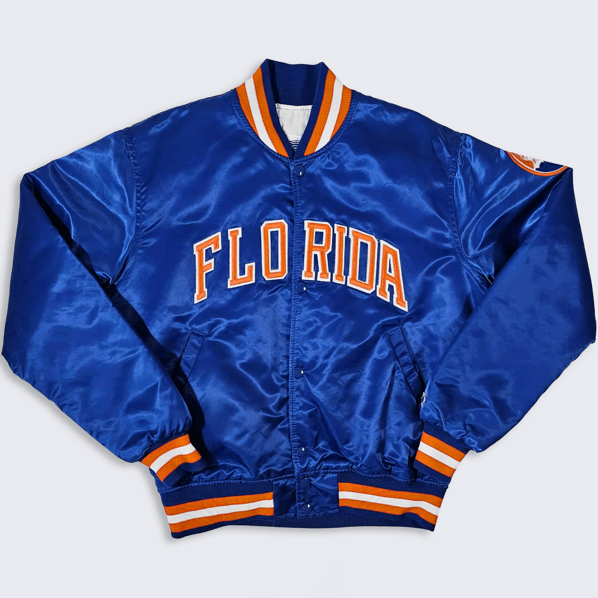 Vintage Florida Gators Vintage 80s Starter Satin Bomber Jacket Size US M / EU 48-50 / 2 - 1 Thumbnail