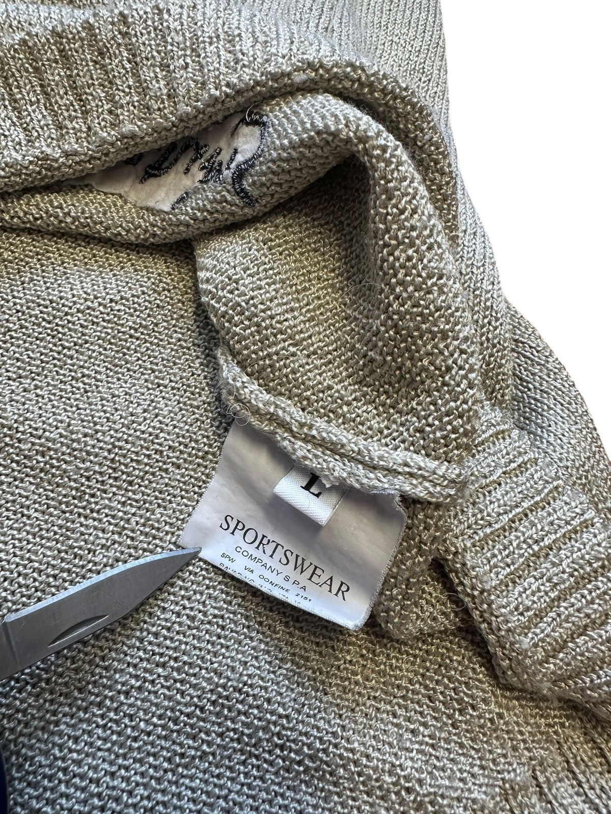 Stone Island × Vintage Stone Island vintage sweater Size US L / EU 52-54 / 3 - 6 Thumbnail