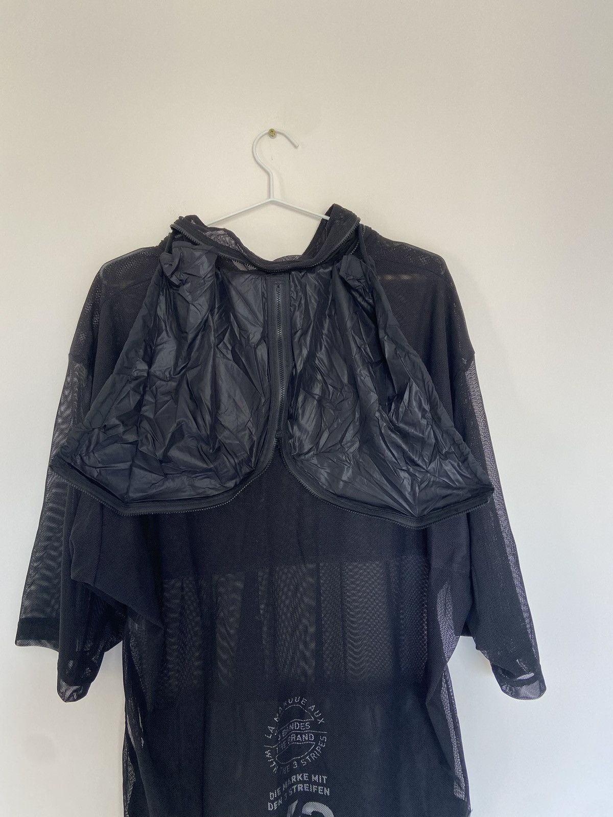 Y-3 Y-3 Yohji Yamamoto Adidas Mesh Foldable Hoodie Shirt Size US L / EU 52-54 / 3 - 9 Thumbnail