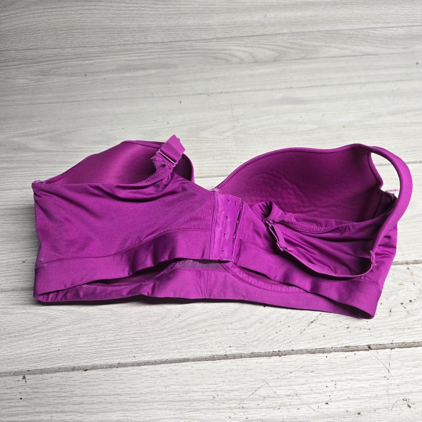 Vintage VINTAGE Lane Bryant Cacique Full Coverage Bra Women 42F Purple Lightly Lined Plus Size Size ONE SIZE - 2 Thumbnail