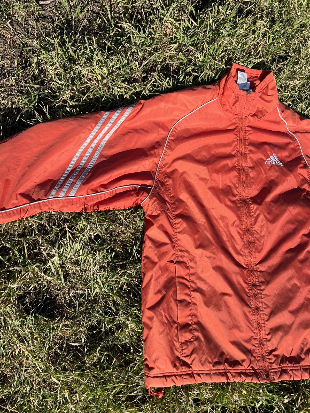 Adidas Vintage Adidas Windbreaker Jacket – Burnt Orange Size S / US 4 / IT 40 - 2 Thumbnail