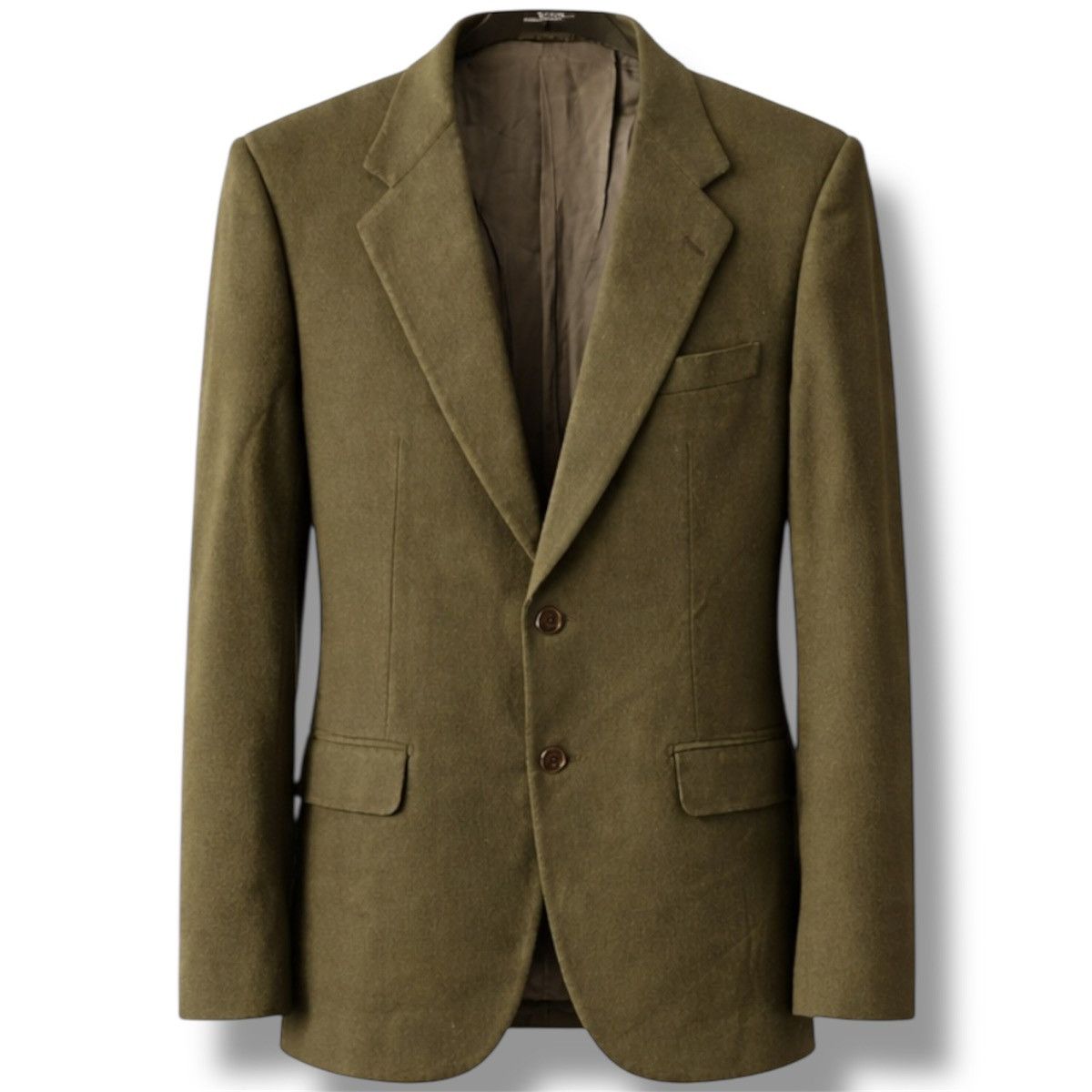 Burberry 70/80’s BURBERRYS WOOL CASHMERE MENS CLASSIC BLAZER JACKET Size 52L - 1 Thumbnail
