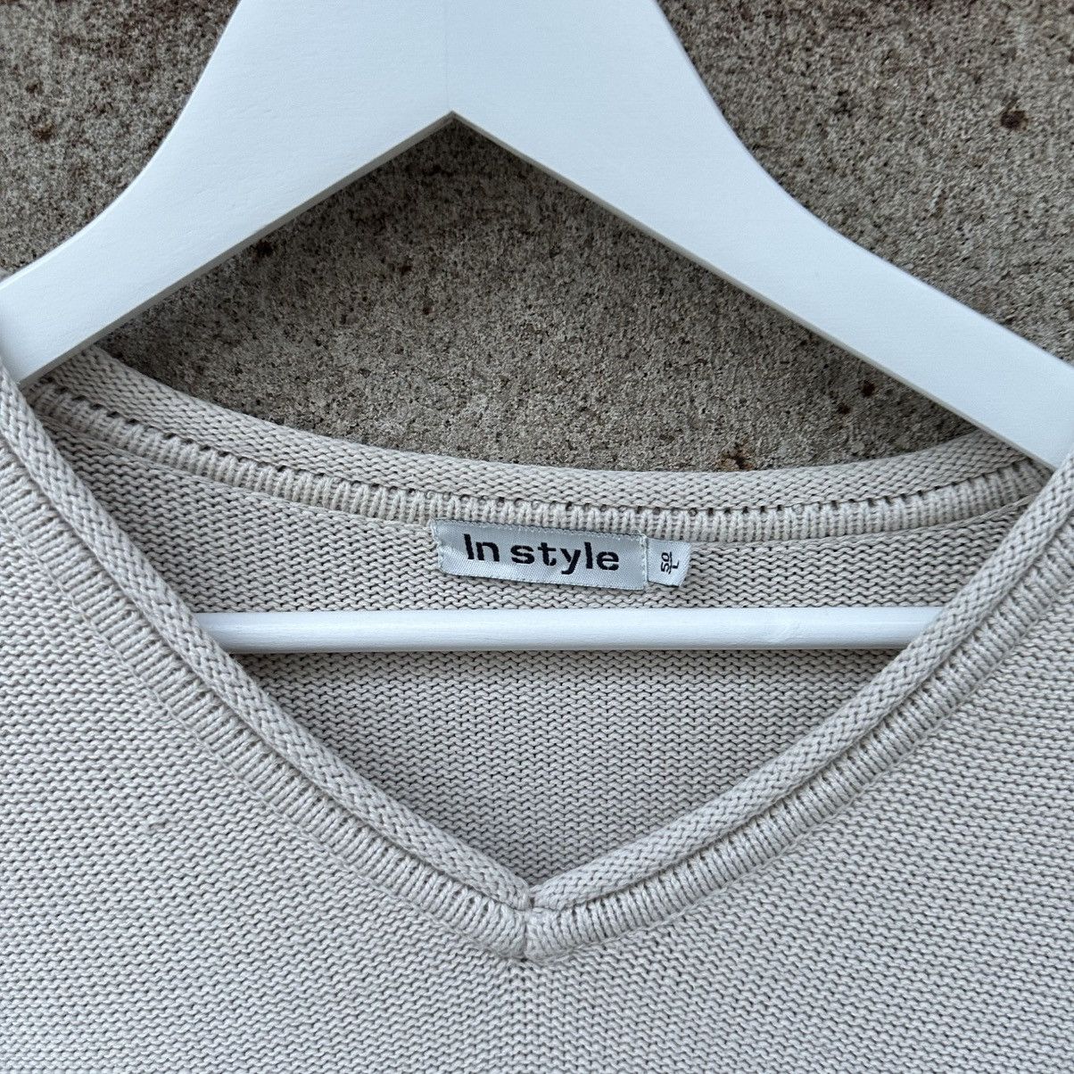 If Six Was Nine Vintage Japan Crazy V Neck Knit Sweater The One 11 Y2K 00s Size US L / EU 52-54 / 3 - 6 Thumbnail