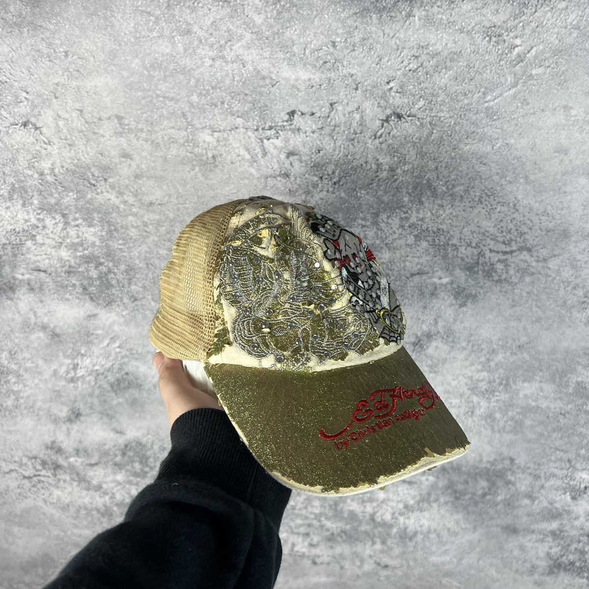 Christian Audigier Ed Hardy Christian Audigier Skull Vintage Cap Y2K Size ONE SIZE - 1 Thumbnail