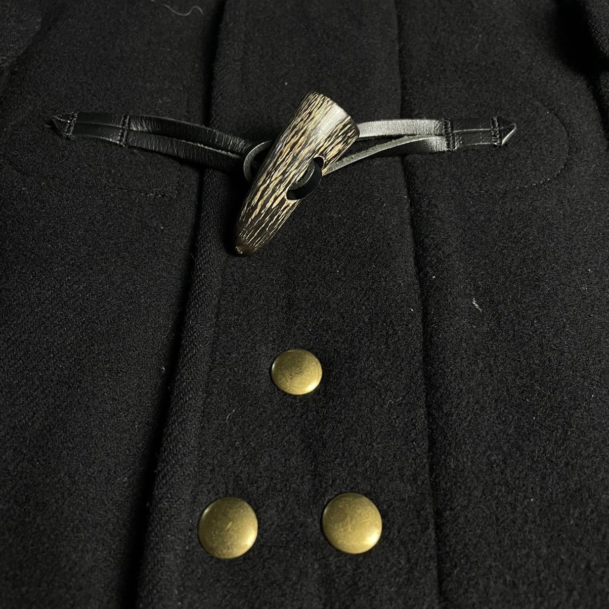 Japanese Brand × MasterPiece × SCYE 🇯🇵 MASTERPIECE x SCYE HOODED WOOL DUFFLE COAT Size US M / EU 48-50 / 2 - 19 Thumbnail