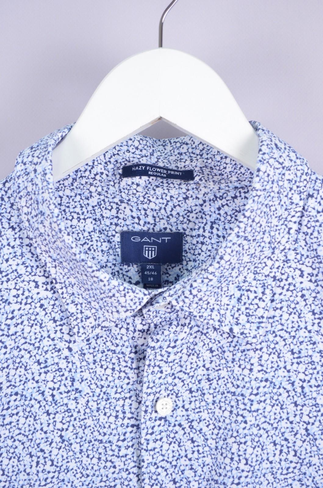 Gant Mens Gant Hazy Flower Print Shirt Blue Size XXL 2XL Regular Size US XXL / EU 58 / 5 - 5 Thumbnail