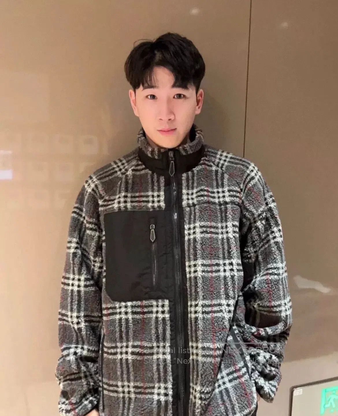Burberry Plaid Fleece Zip-Up Jacket - Multi, Size M. Size US M / EU 48-50 / 2 - 7 Thumbnail