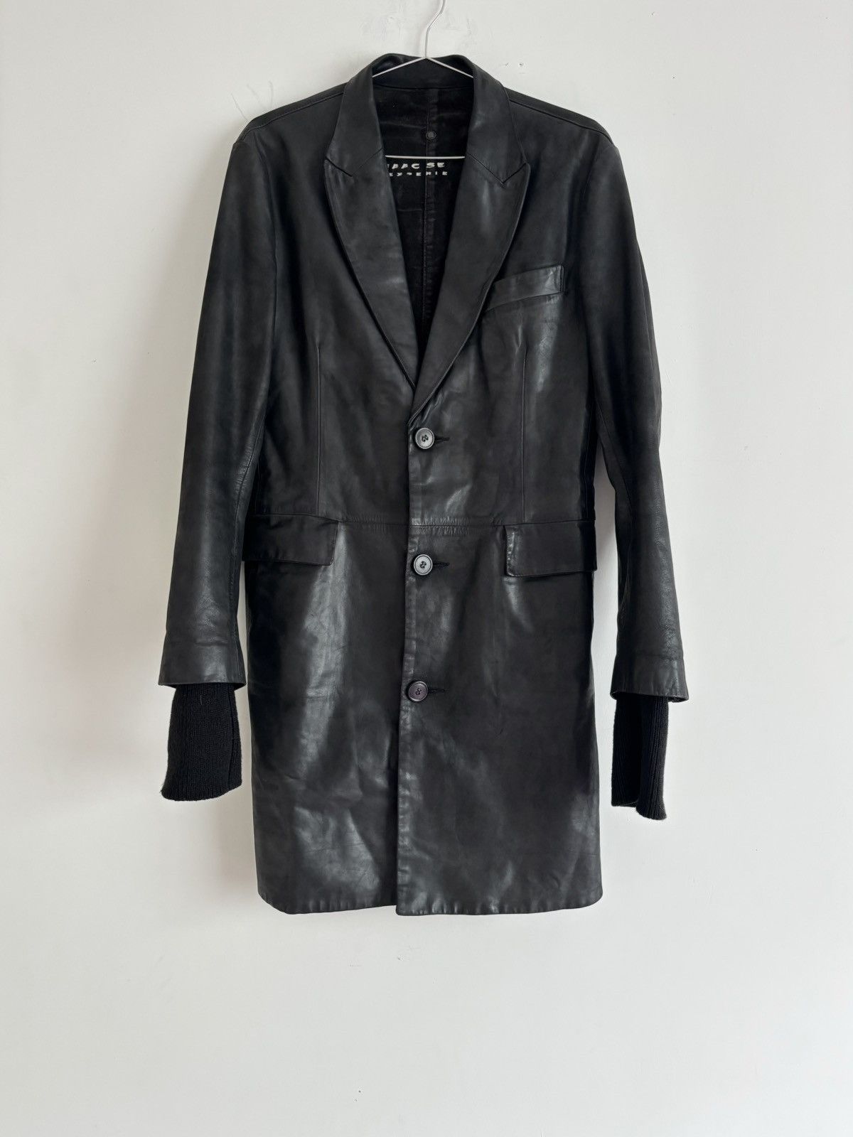 Isaac Sellam Experience Isaac Sellam Experience Leather Coat gneaua Lamb Size US S / EU 44-46 / 1 - 1 Thumbnail