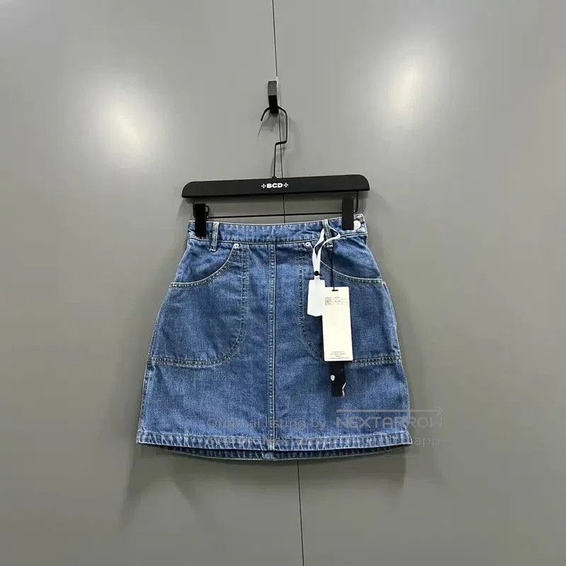 Kenzo KENZO Summer Blue Cotton Mini Skirt . Size 26" / US 2 / IT 38 - 1 Thumbnail