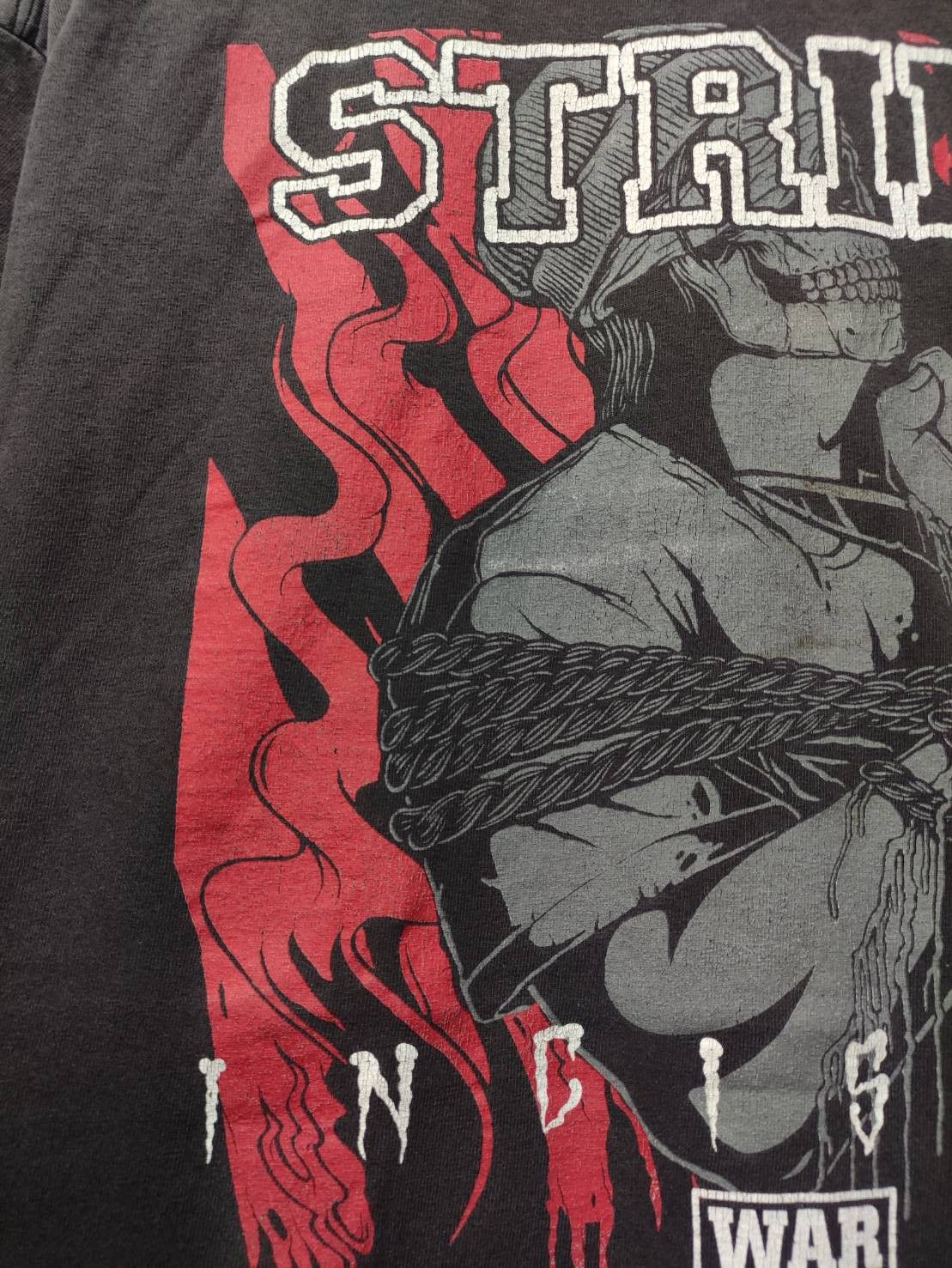 Band Tees Vtg Strife " Incision " War Records Album Promo T-Shirt Size US L / EU 52-54 / 3 - 9 Thumbnail