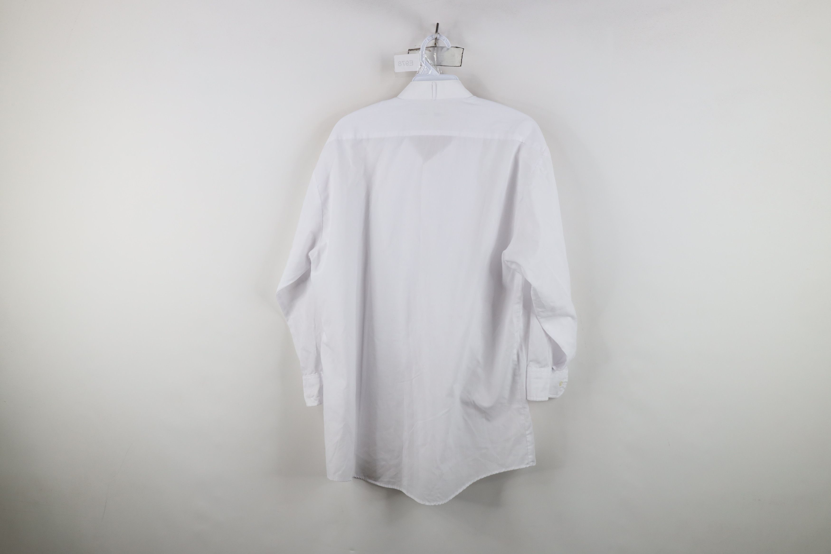 Vintage Vintage 90s Distressed Ruffled Prom Tuxedo Dress Shirt White Size US M / EU 48-50 / 2 - 12 Thumbnail