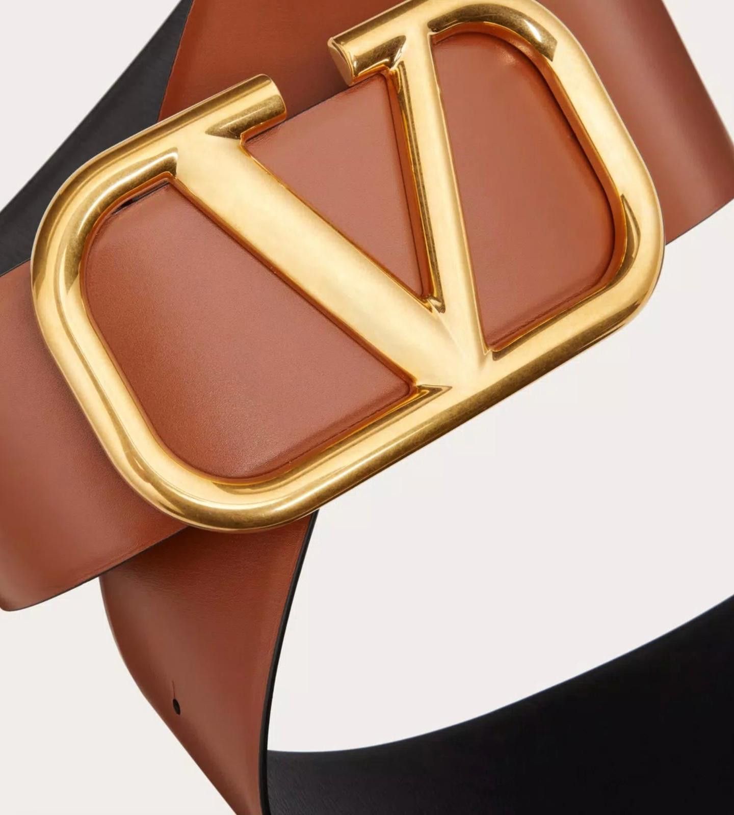Designer Valentino Reversible Vlogo Signature Belt size 85 Size ONE SIZE - 3 Thumbnail