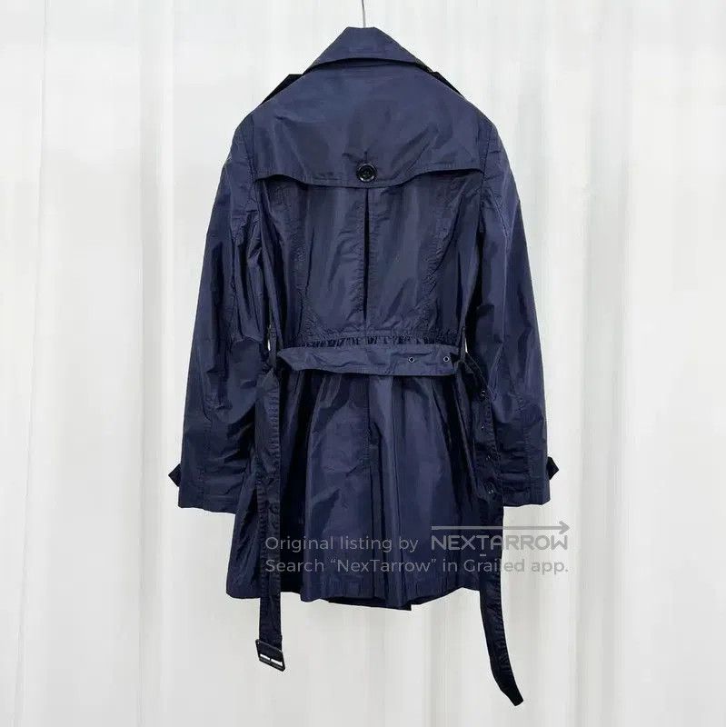 Burberry Burberry Navy Double-Breasted Trench Coat for Women. Size M / US 6-8 / IT 42-44 - 2 Thumbnail