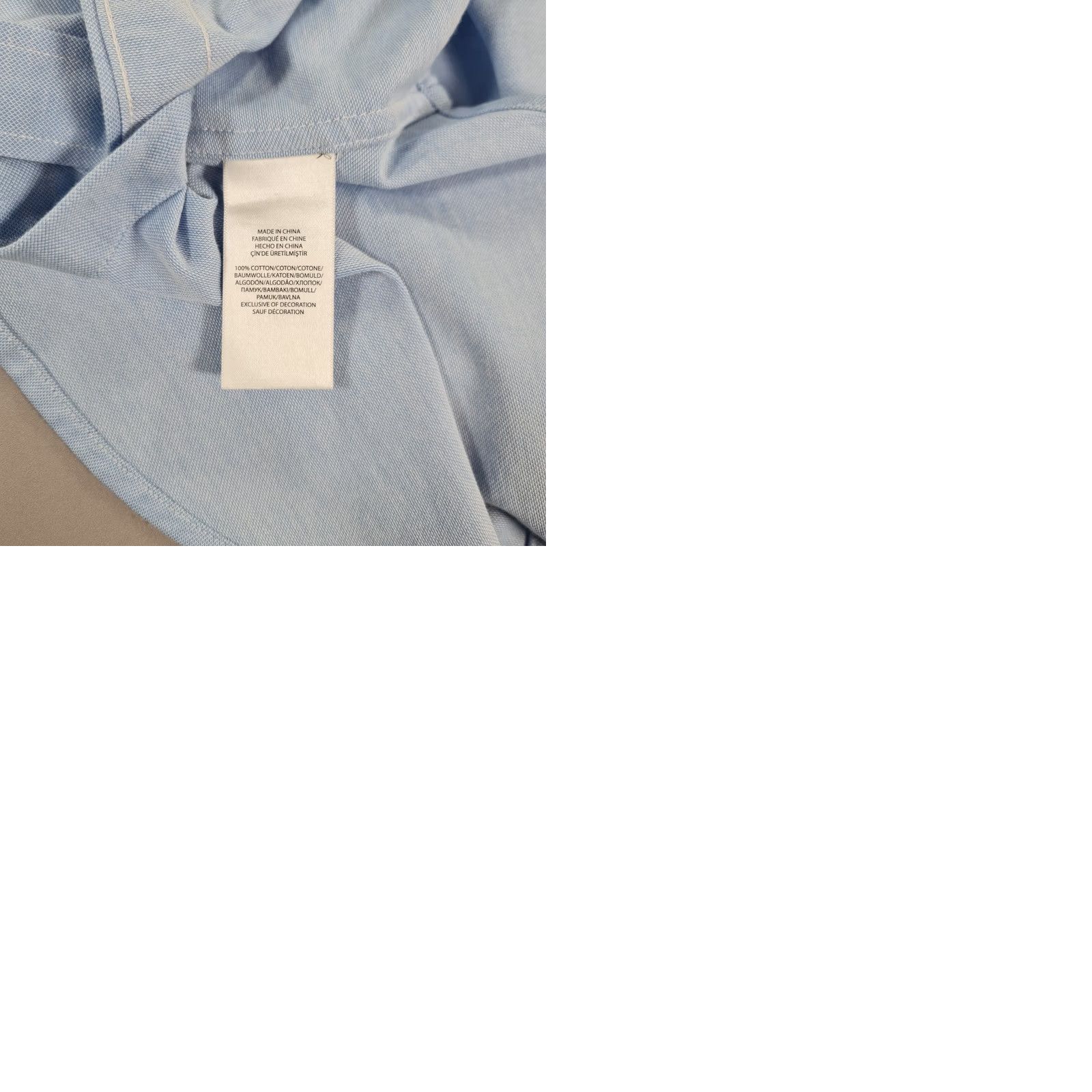 Polo Ralph Lauren Polo Ralph Lauren Mens Shirt Blue Medium Slim Fit Knit Dress Shirt Button Up Size 40R - 9 Thumbnail