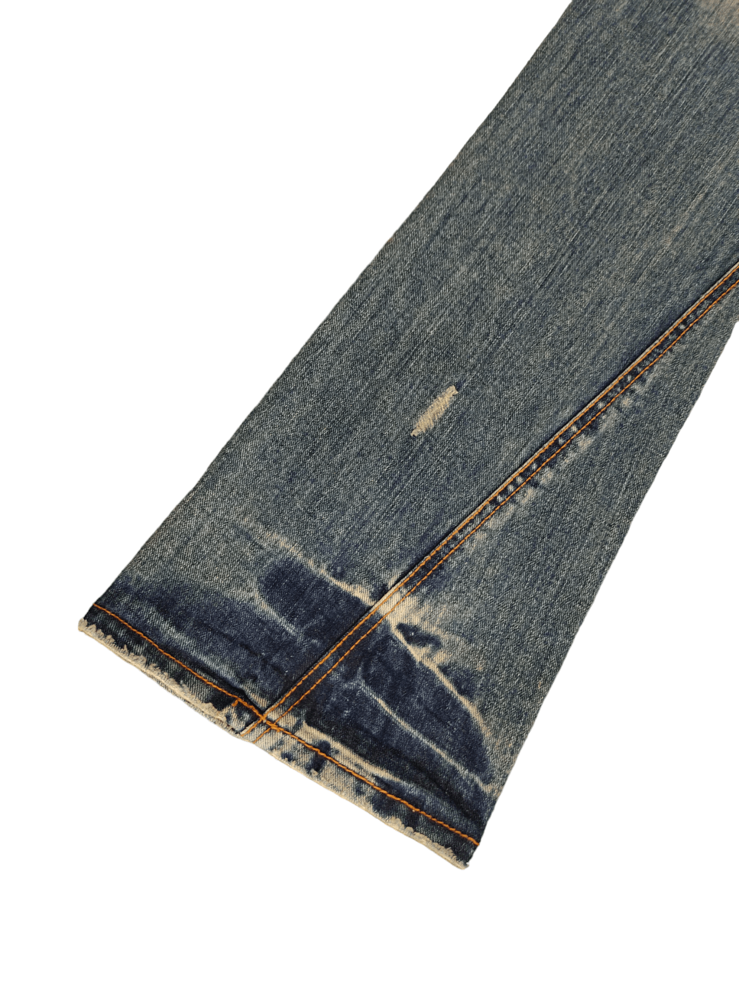If Six Was Nine Flare Jeans Nylaus Distress Embroidered Denim Bootcut Mudmax Size US 30 / EU 46 - 19 Thumbnail
