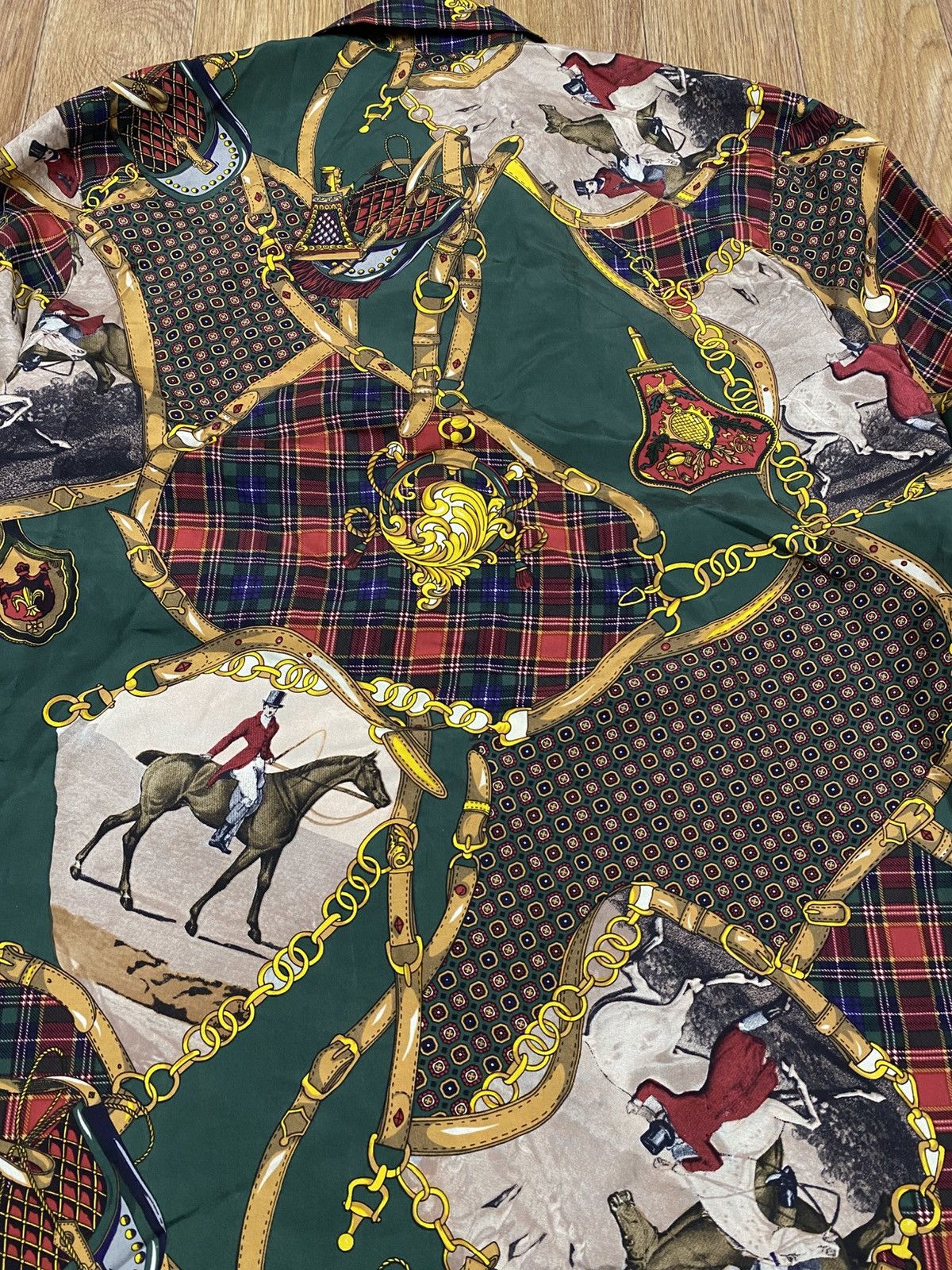 Vintage Betty Barclay Vintage Silk illustrations Shirt Hermes Style Size M / US 6-8 / IT 42-44 - 10 Thumbnail