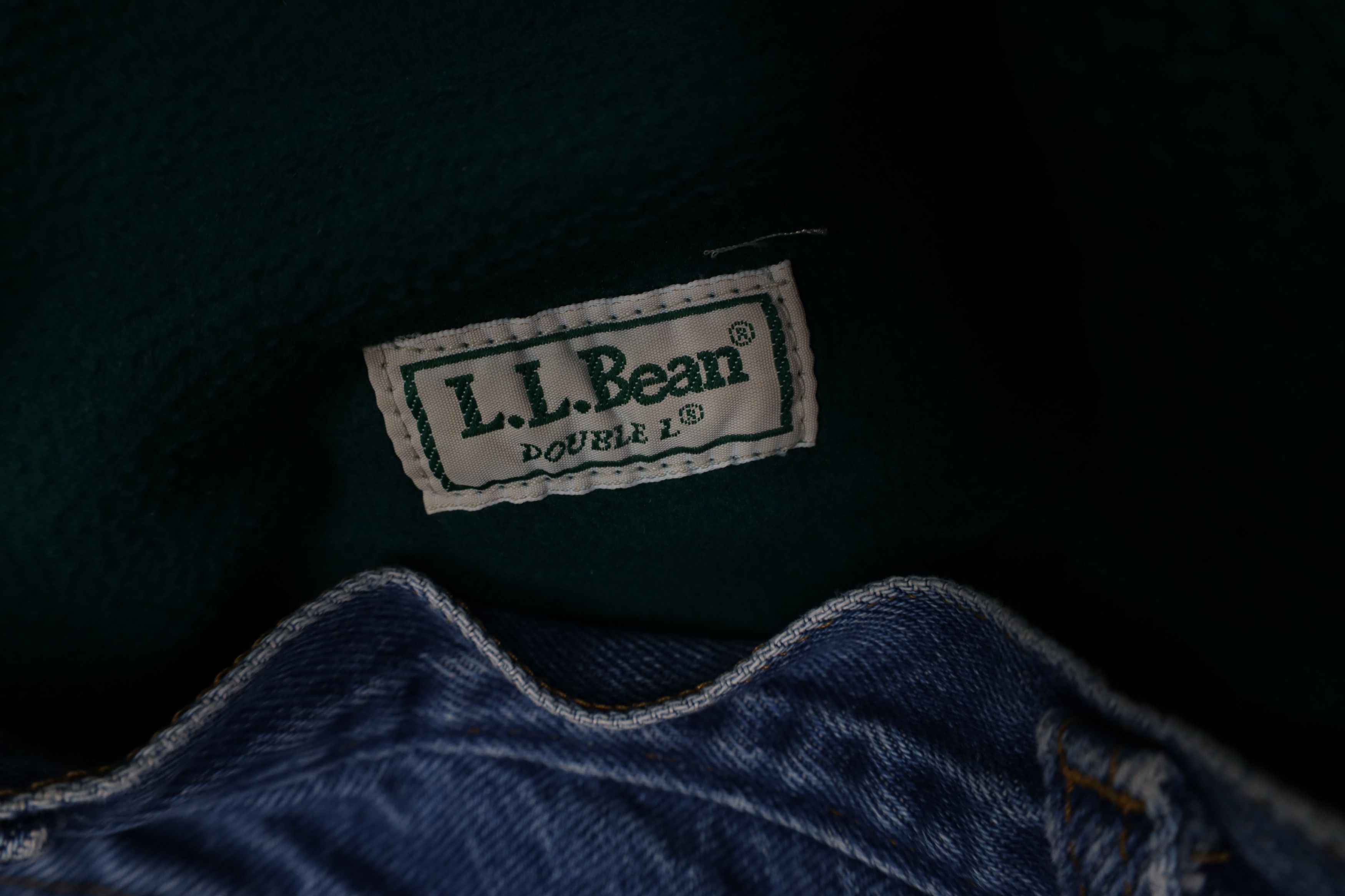 L.L. Bean Vintage 90s LL Bean Fleece Lined Tapered Leg Denim Jeans USA Size US 30 / EU 46 - 8 Thumbnail