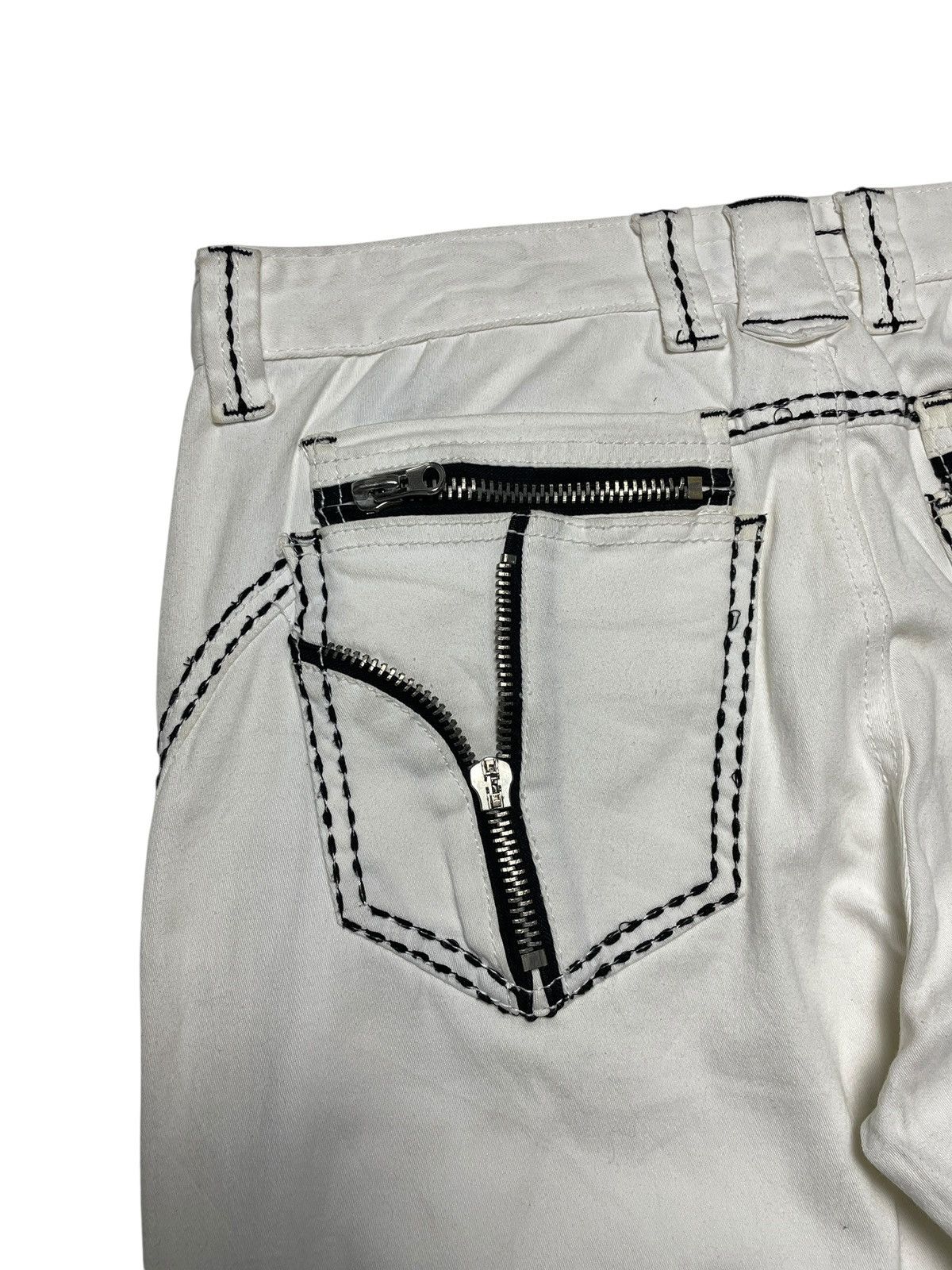 20471120 2000’s Lolita - Rear Zip Pocket Punk Style Pants Size US 32 / EU 48 - 12 Thumbnail