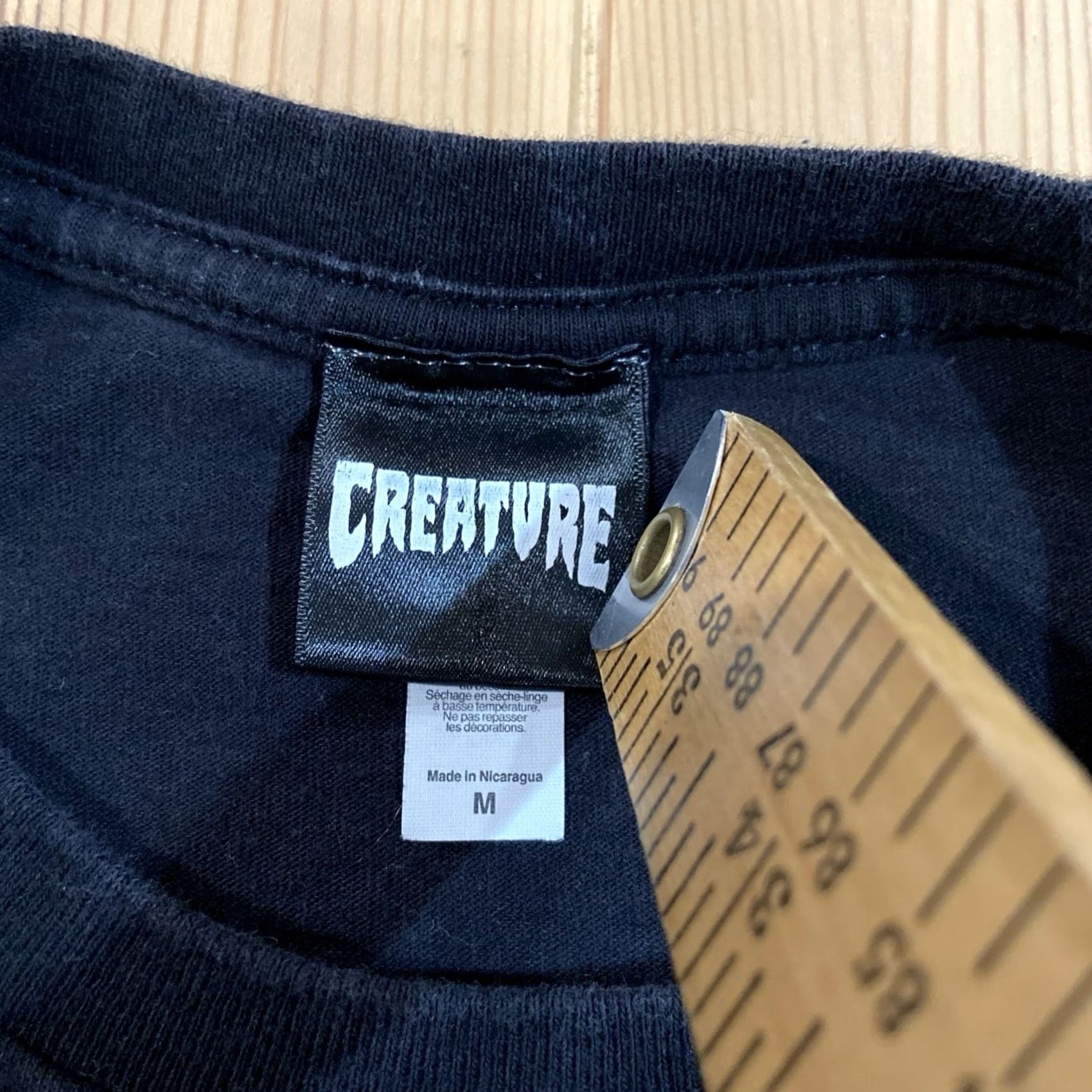 Vintage VINTAGE? No — Creature Brand T Shirt Zombie Head Metal Grunge Horror Medium Size US M / EU 48-50 / 2 - 3 Thumbnail