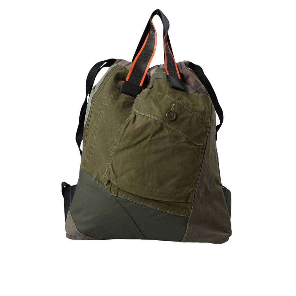 Dolce & Gabbana Dolce & Gabbana Military Green Patchwork Rucksack Backpack B Size ONE SIZE - 4 Thumbnail