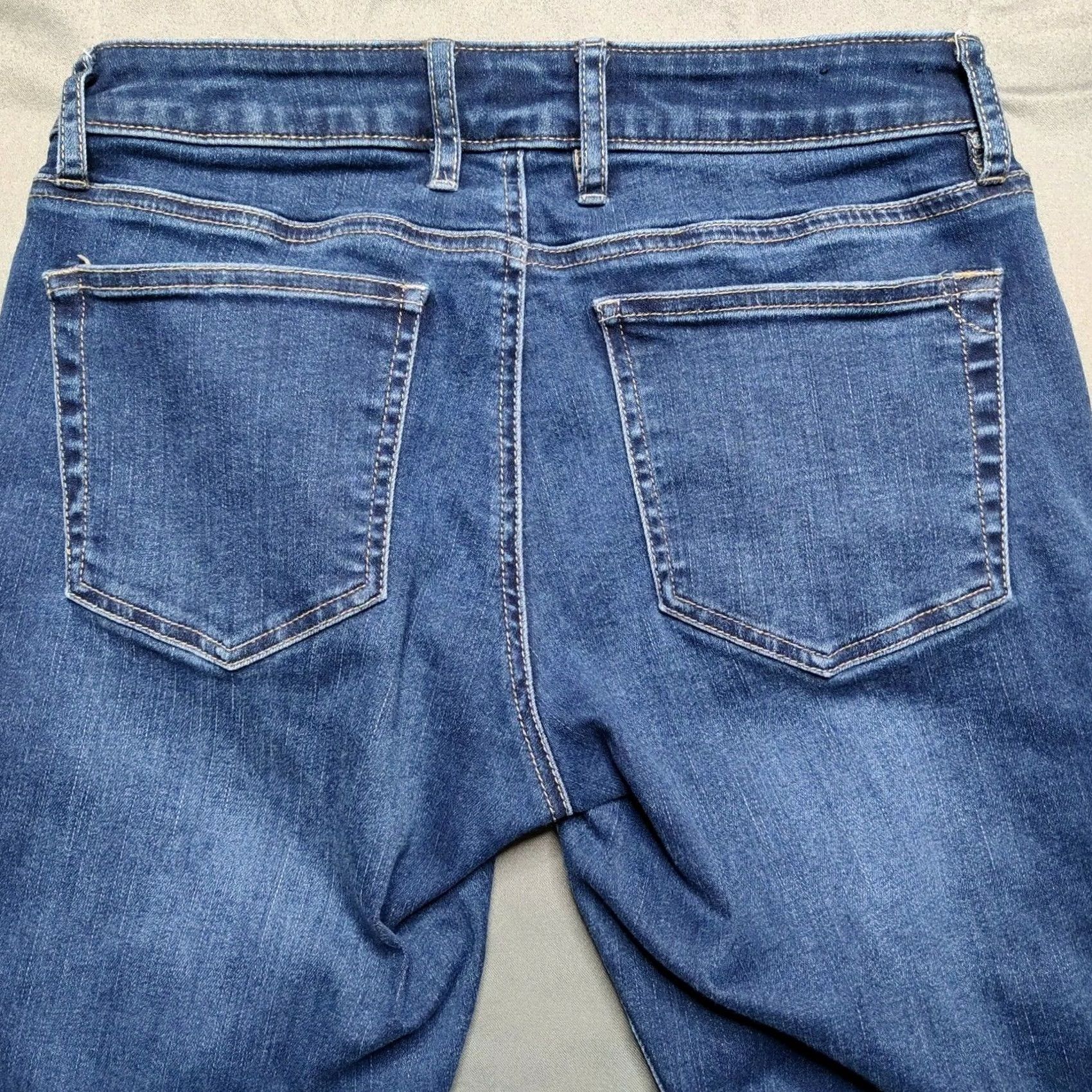 Tommy Bahama Tommy Bahama Women's Crop DK Coastal Wash Denim Jeans Skinny Cropped 27x24 Blue Cotton Blend 24 Inseam Womens Jeans Size 27" / US 4 / IT 40 - 2 Thumbnail