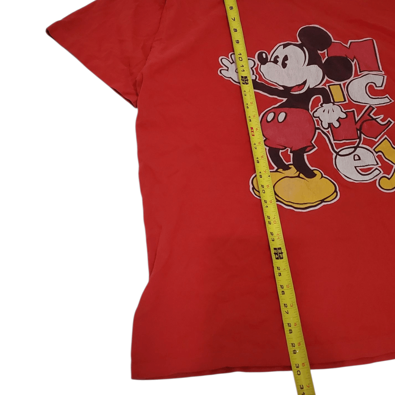 Vintage 90s Mickey Mouse Acrostic Spellout T-Shirt Size US XL / EU 56 / 4 - 6 Thumbnail