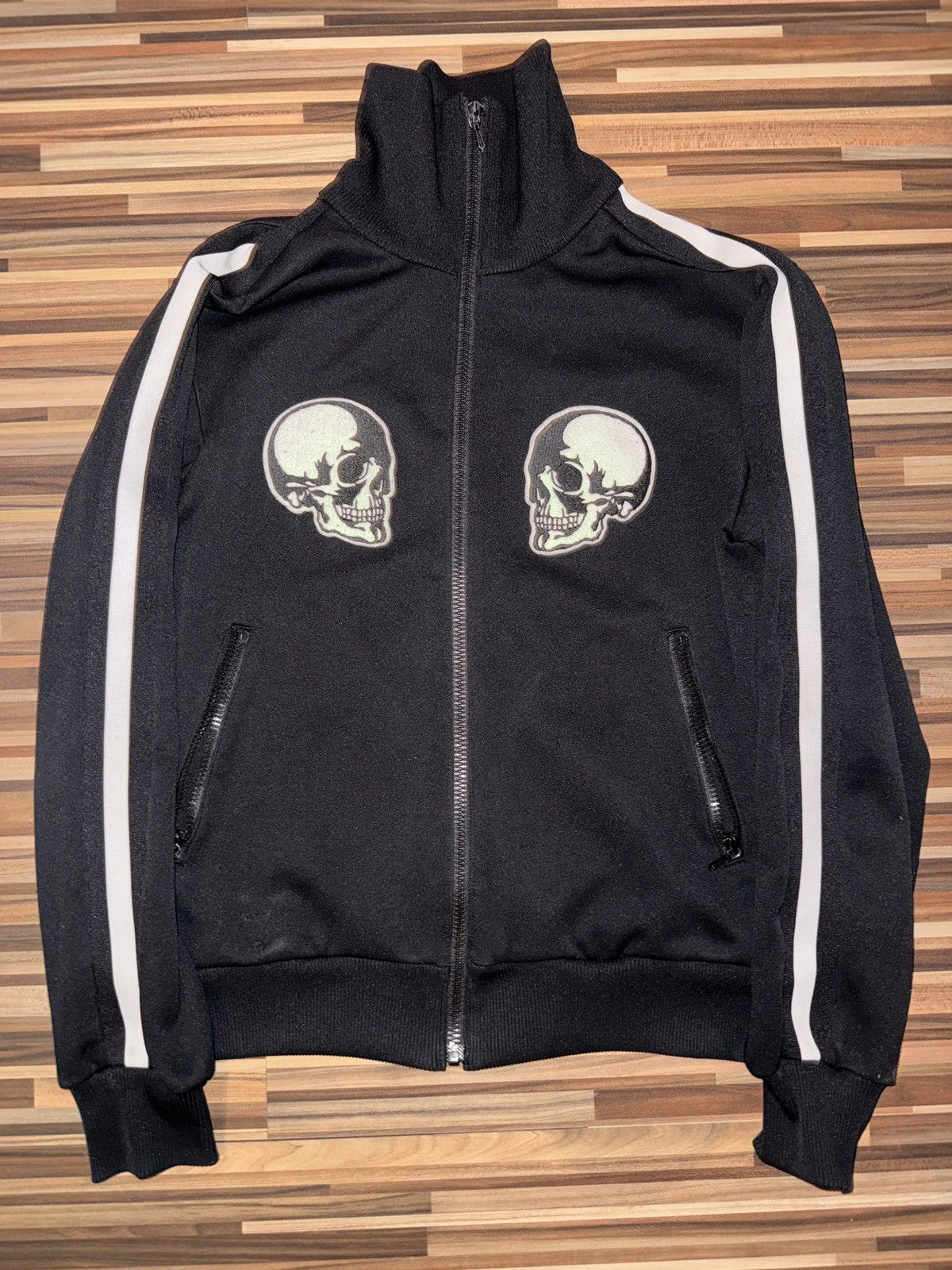 Number (N)ine Number nine velour skull jacket | Grailed