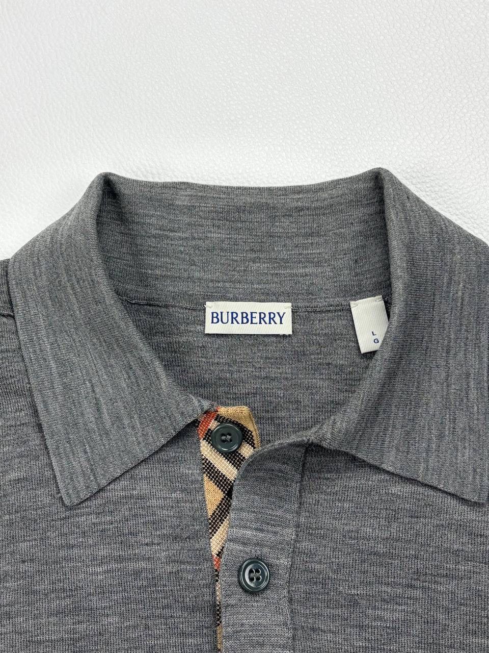 Burberry Burrbery long sleeve polo Size US L / EU 52-54 / 3 - 4 Thumbnail