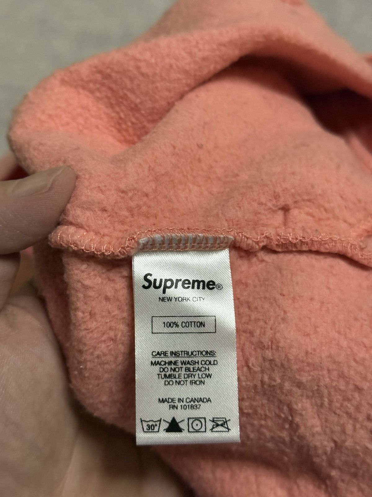 Supreme Supreme corner lable hooded sweatshirt hoodie Size US S / EU 44-46 / 1 - 6 Thumbnail