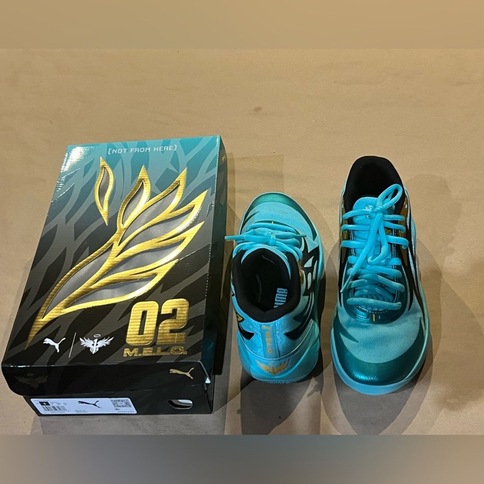 Puma PUMA MB.02 JR Mid Honeycomb (kids) size 5 Elektro Aqua Teal Size US 5 / EU 37 - 9 Thumbnail