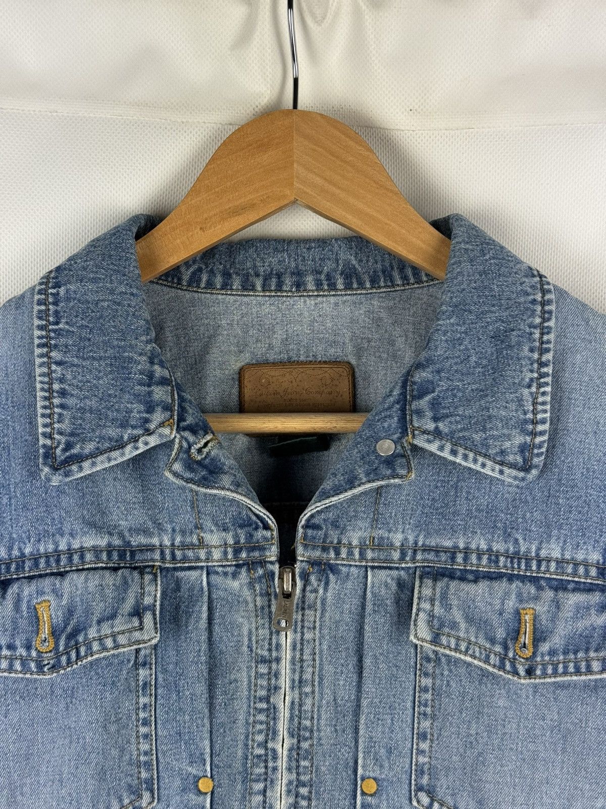 Ralph Lauren Ralph Lauren Jeans Co Vintage Denim Full Zip Western Jacket Size L / US 10 / IT 46 - 8 Thumbnail
