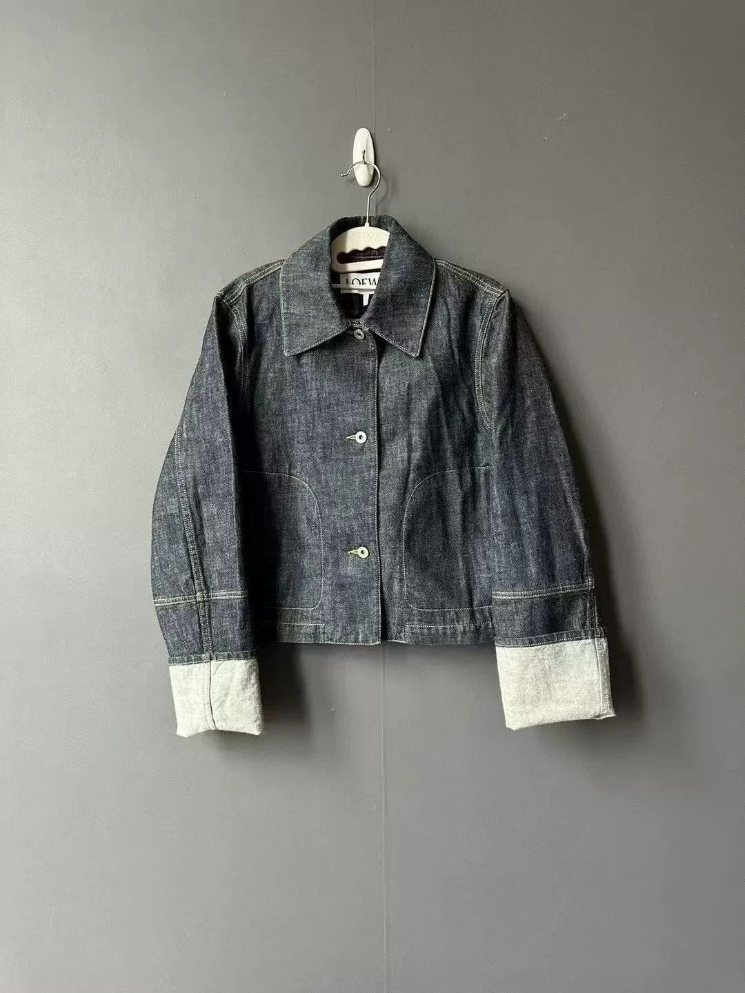 Loewe loewe denim jacket with unique cuffs Size US M / EU 48-50 / 2 - 1 Preview