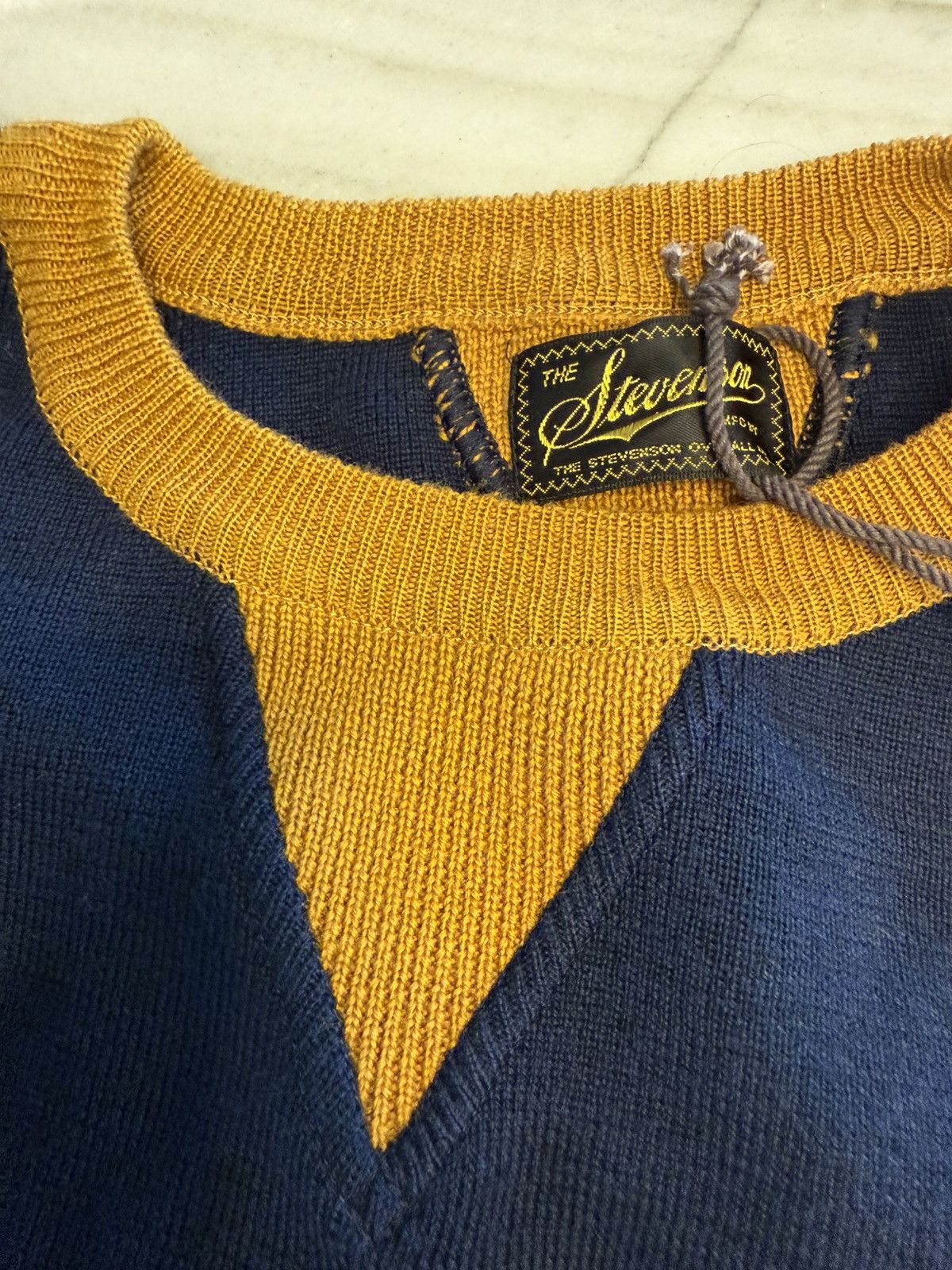Stevenson Overall Co. Stevenson Overall Co V-Gusset 100% Merino Wool Knit Sweater Size US M / EU 48-50 / 2 - 3 Thumbnail