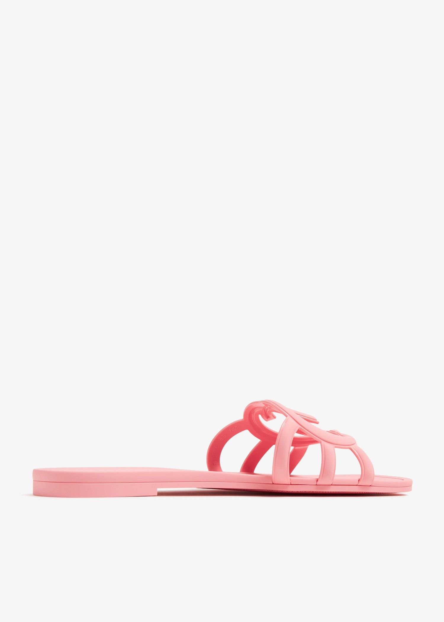 Gucci oc11z526 Women's Interlocking G Slides Slippers in Pink Size US 5 / IT 35 - 3 Thumbnail