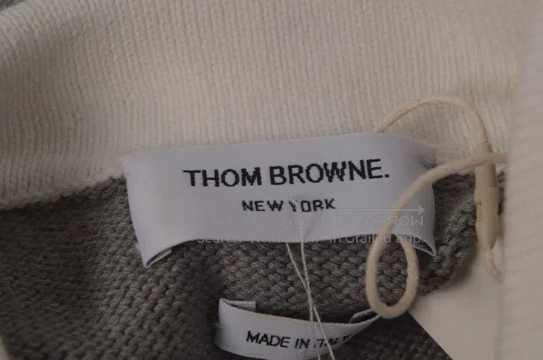 Thom Browne Thom Browne Knit short-sleeved collar button-up Size US XS / EU 42 / 0 - 3 Thumbnail