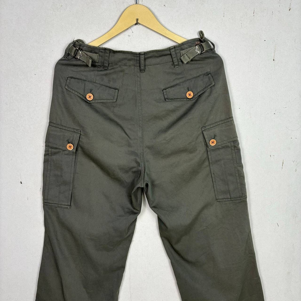 Pelle Pelle Vintage Pelle Pelle Marc Buchanan Cargo Pants Gorpcore Green Size US 30 / EU 46 - 4 Thumbnail