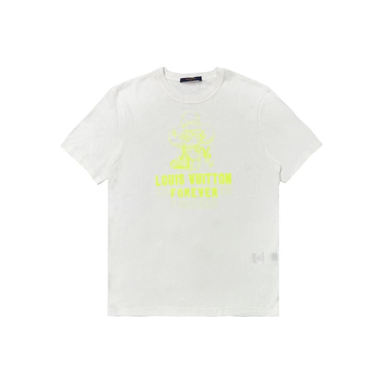 Louis Vuitton Louis Vuitton Vivienne Forever White Short Sleeve T-Shirt Size L / US 10 / IT 46 - 1 Thumbnail