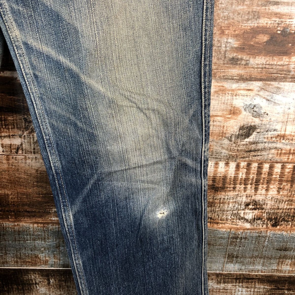 Levi's Levis 702 Blue Denim ripped distressed Pants #A2610 Size US 32 / EU 48 - 10 Thumbnail
