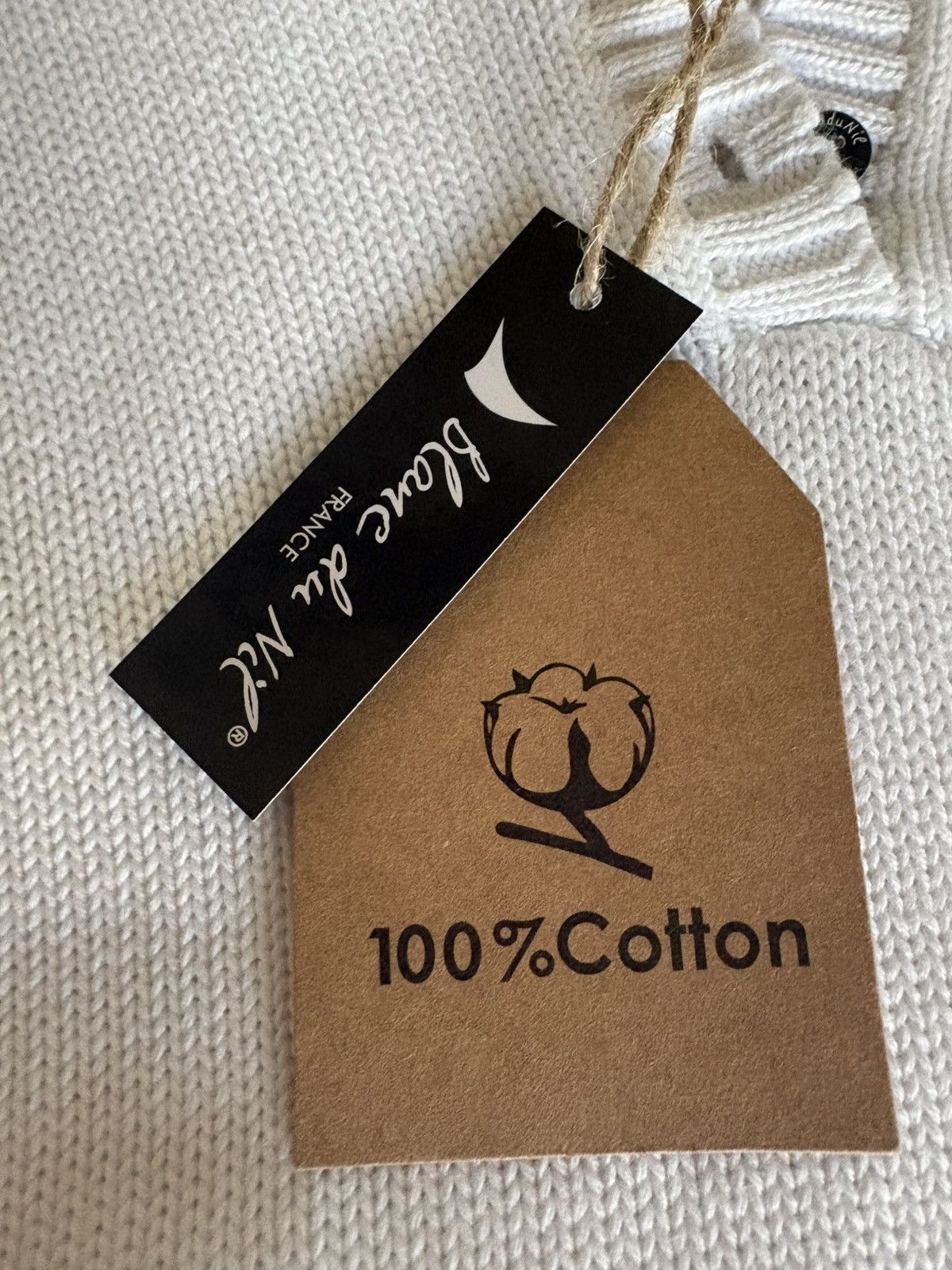 Other Blanc Du Nil 100% Cotton Sweater Size US M / EU 48-50 / 2 - 5 Thumbnail