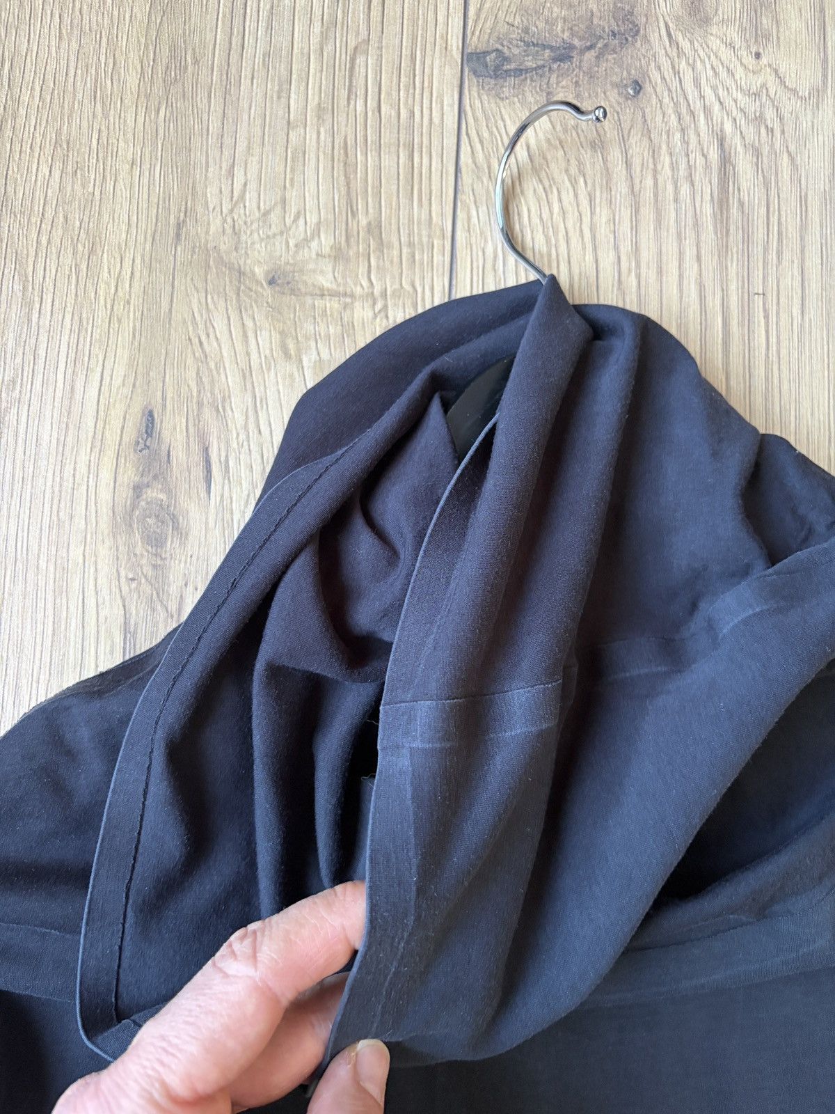Other Barbara Alan Avant Garde Black Hooded Sweatshirt Robe Size US S / EU 44-46 / 1 - 7 Thumbnail