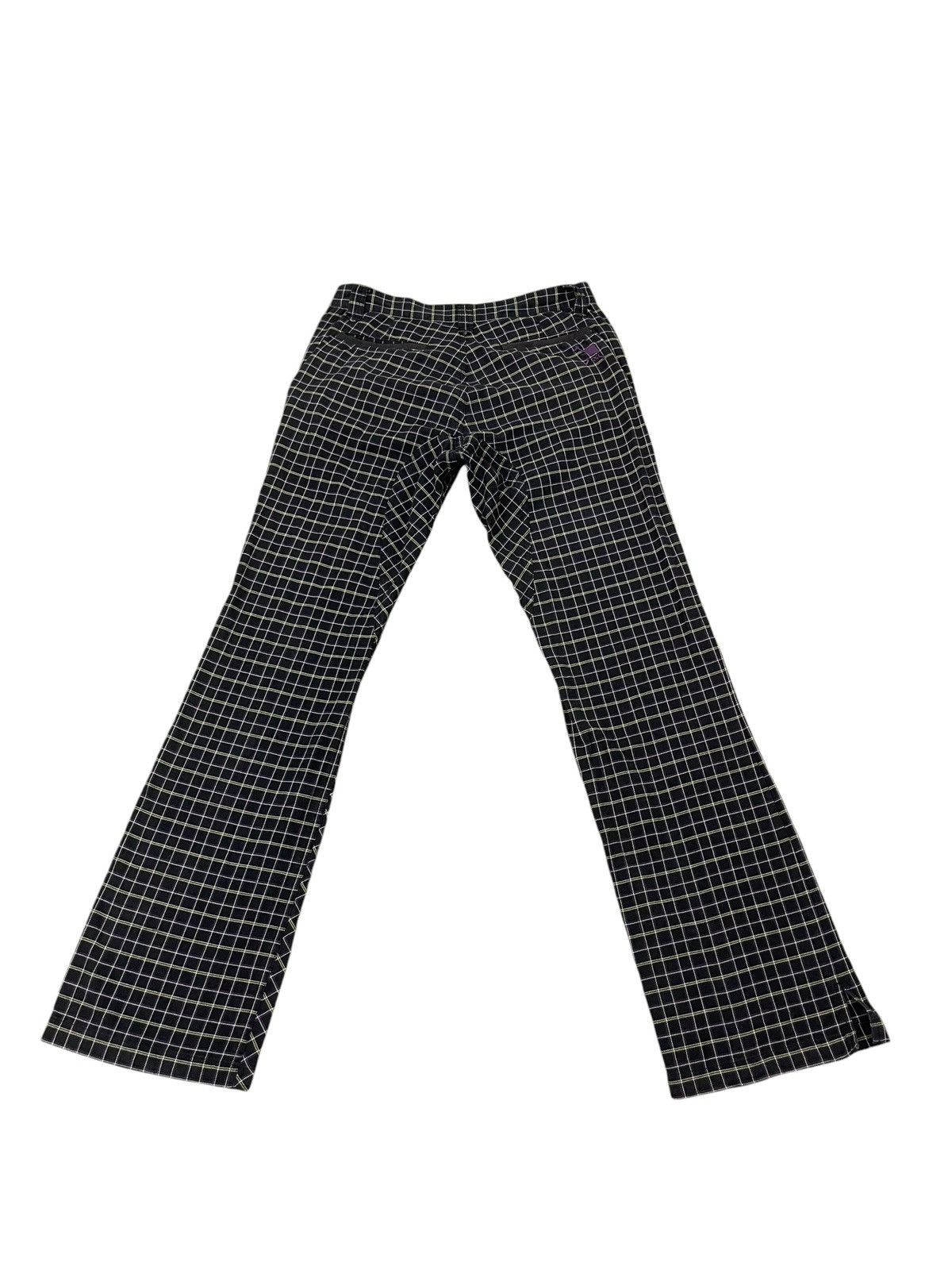 Le Grande Bleu (L.G.B.) Flare Pant Oakley Plaid Stretch Boot Cut 8🟦9 Size US 31 - 12 Thumbnail