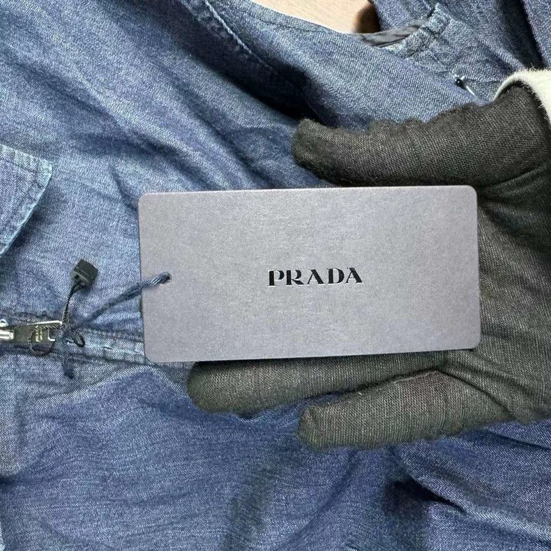 Prada Prada Sleeveless denim dress 2503-Nextarrow Size XS / US 0-2 / IT 36-38 - 9 Thumbnail