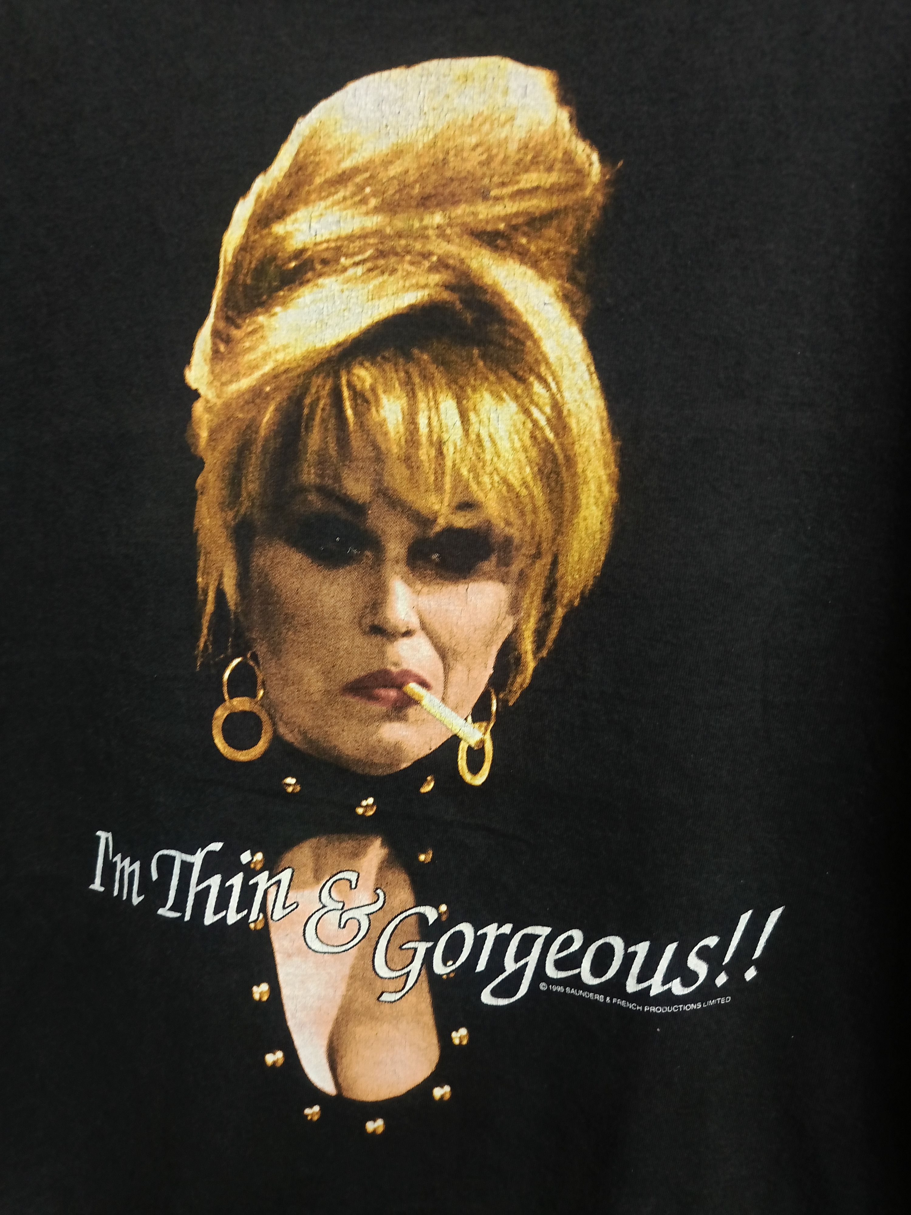 Vintage Vtg 90s Absolutely Fabulous movie film shirt Size US M / EU 48-50 / 2 - 3 Thumbnail