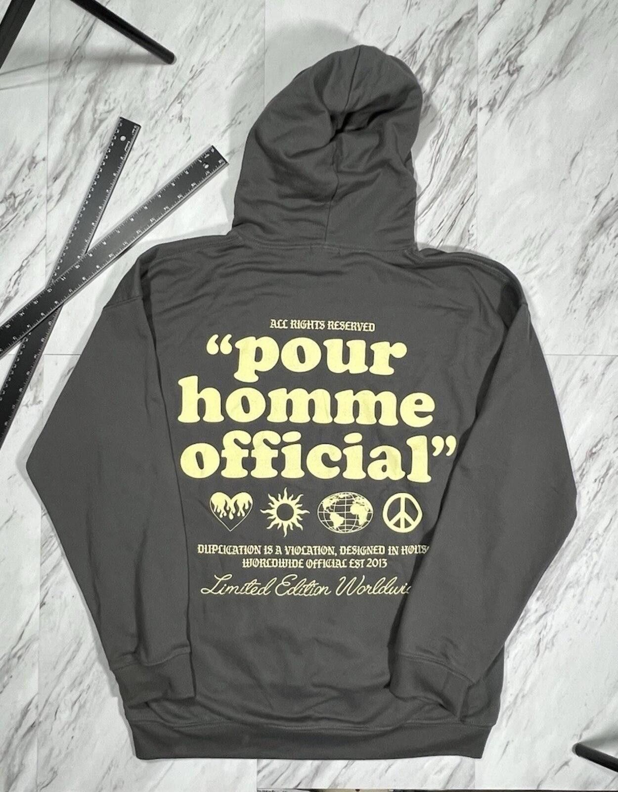 Boohoo Pour Homme Official Hoodie Gray Graphic Size S Streetwear #9 Size S / US 4 / IT 40 - 1 Thumbnail