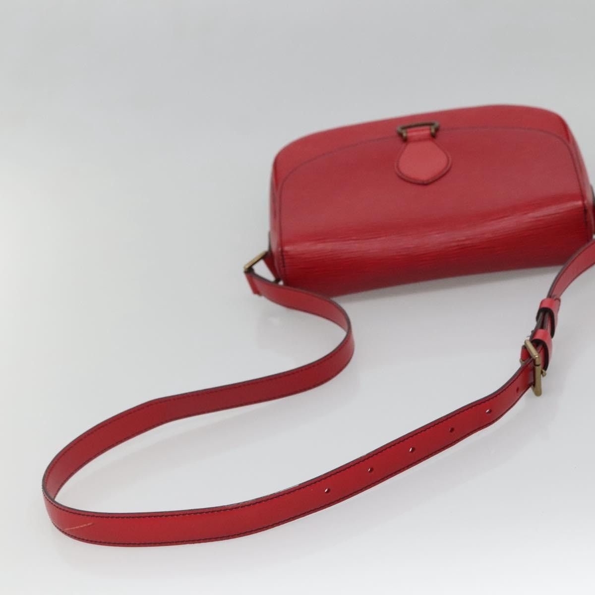 Louis Vuitton LOUIS VUITTON Epi Saint Cloud GM Shoulder Bag Red M52197 Size ONE SIZE - 7 Thumbnail